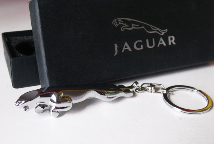 Jaguar keychain key ring daimler xj xj6 xjr xjl x type chrome premium gift