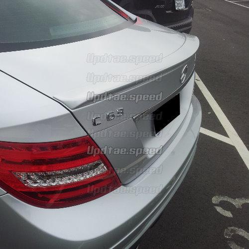 Unpainted mercedes benz c-class c204 2d coupe a type rear trunk spoiler 10~up  ◙