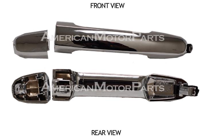 Left or right side replacement outside rear chrome door handle toyota 6921002070