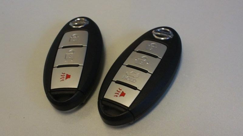 Lot of 2 nissan keyless entry remote fcc id:kr5s180144014 