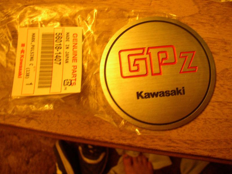 Kawasaki gpz 750 turbo 83-5 non turbo gpz 1100 nos pulse cover alum decal