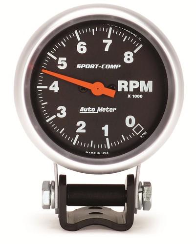 Auto meter 3708 sport-comp; mini competition tachometer