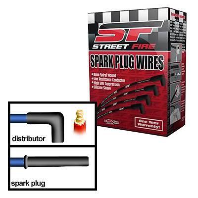 Msd 5573 spark plug wire set street fire spark plug wire set