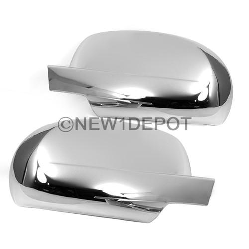 Chrome side mirror cover trim for cadillac escalade gmc sierra yukon 2007-2011