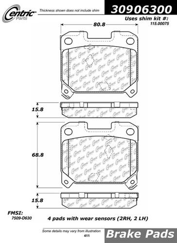 Centric-power slot 309.06300 street performance 93-98 supra