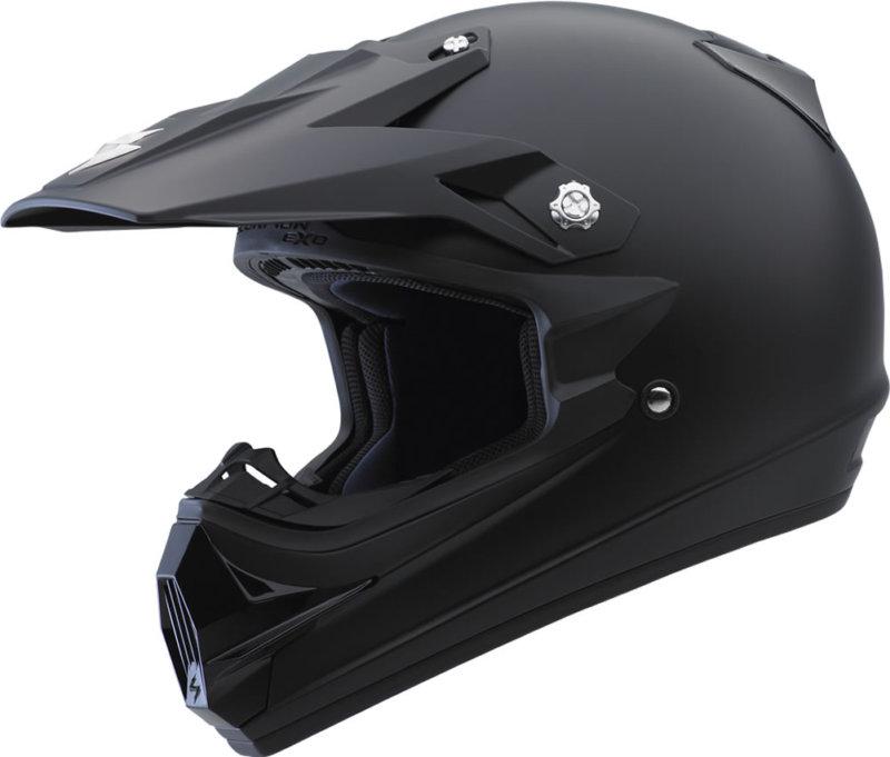 Scorpion vx-24 solid off-road helmet - matte black - xs