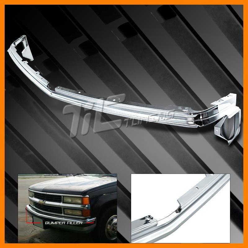 1988-1993 chevy silverado c10 c/k chrome front bumper gap filler pad pickup new