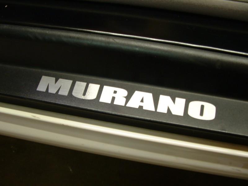 (2) door step decal sticker badge accent "murano"