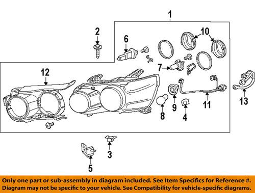 Gm oem 13503370 headlight bulb-high beam bulb