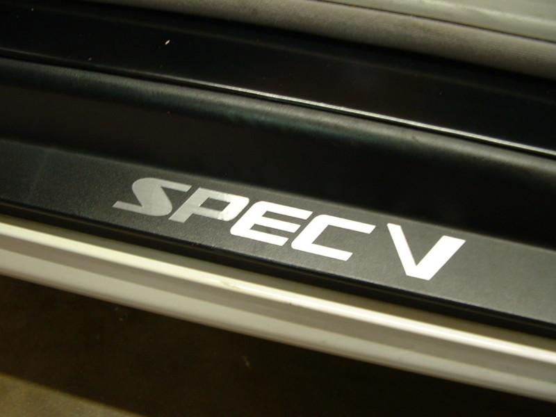 (2) door step decal sticker badge accent "spec v"