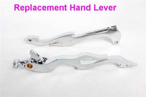 Chrome brake clutch flame levers fit suzuki gsx gsx-r gsxr 600 750 1000 tl1000s