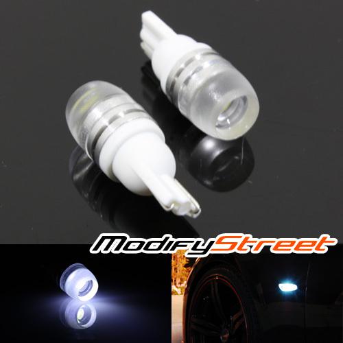 2x 194/168/t10/159 6000k white high power smd led license plate wedge light bulb