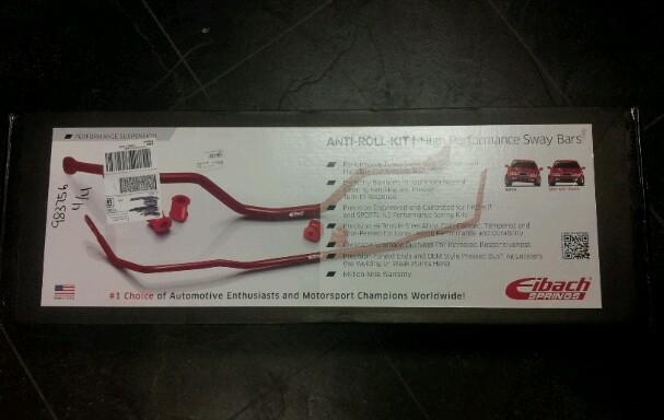 Eibach sway bar / anti-roll bar kit (front & rear) scion frs