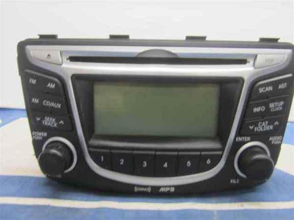 12 13 hyundai accent mp3 cd satellite bluetooth radio