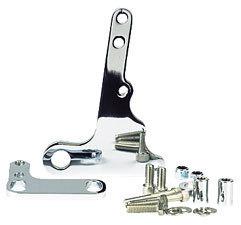 Jaybrake front bracket kit for quad brake caliper - right - chrome  300-4172