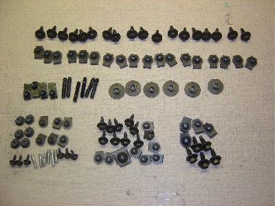 71-74 cuda oem correct body fender valance fastener set