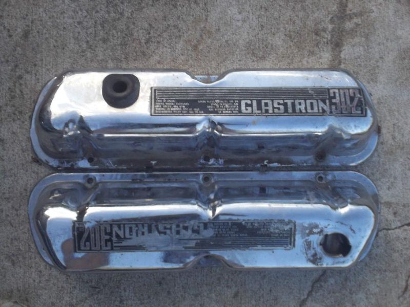 Ford 302 chrome valve covers glastron  302