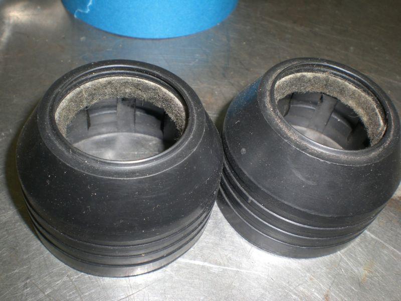 Bmw airhead front fork tube gaiters dust seals