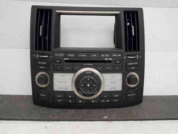 Infiniti fx navigation radio control face panel oem lkq