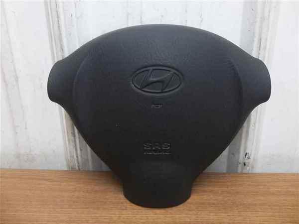 05 06 hyundai santa fe black driver wheel air bag lh airbag oem lkq