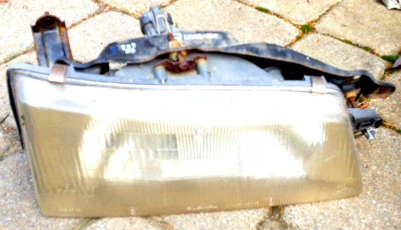 1990-1991 subaru legacy factory headlight assembly passenger side