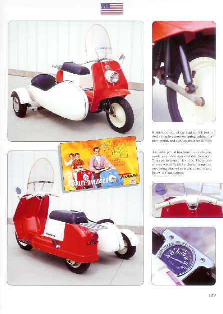 1963 harley davidson topper scooter article - must see !! - sidecar