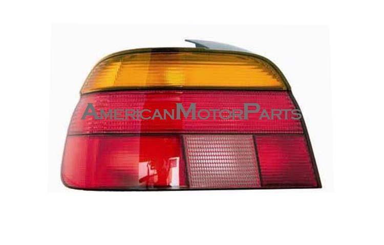 Tyc pair replacement red/amber tail light lamp 97-00 bmw e-39 5-series