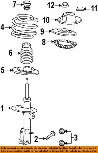 Mopar oem 5151024aa front suspension-isolator