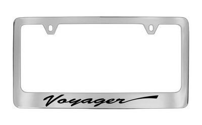 Chrysler genuine license frame factory custom accessory for voyager style 2