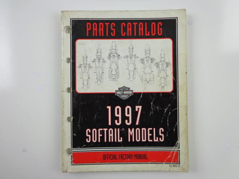 Harley davidson 1997 softail models parts catalog 99455-97