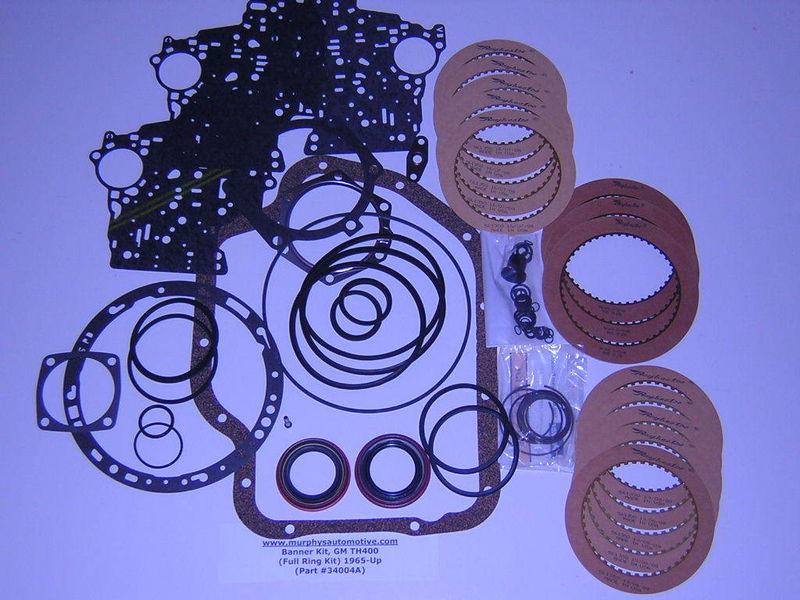 Gm th400, banner kit, frictions & overhaul kit included, 1965-up  (#34004a)