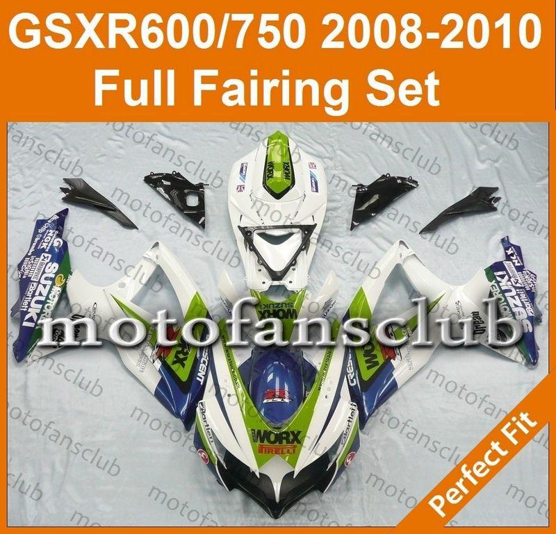 Fit suzuki gsxr 750 gsxr 600 08 09 10 gsx-r 2008 2009 2010 fairing #20 b