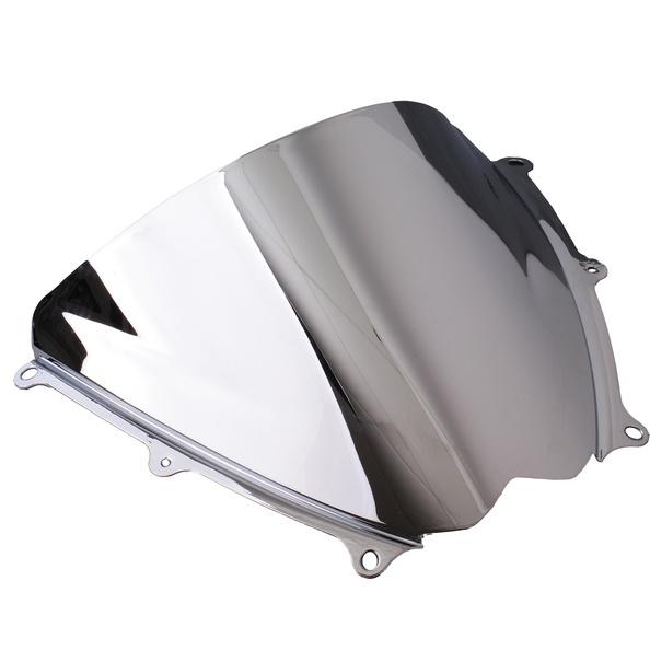 Chrome windshield windscreen for suzuki gsxr1000 k7 2007-2008 gsxr double bubble