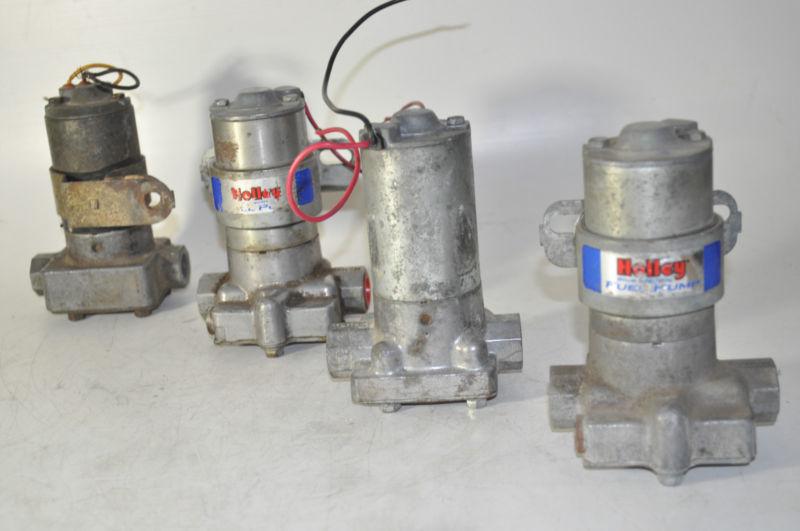  lot of 4 holley blue electric fuel pumps 12-802-1 universal xxx072