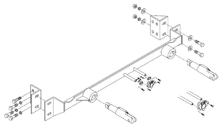 Blue ox bx1826 base plate for nissan pathfinder 98-04