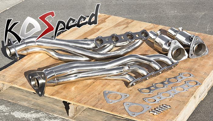 Stainless steel exhaust header long tube 99-04  f-150 lighting svt supercharged