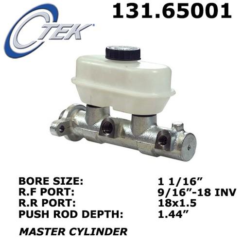 Centric 131.65001 brake master cylinder-c-tek standard brake master cylinder