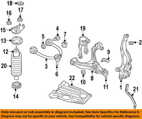 Jeep oem 68051201ae front suspension-support