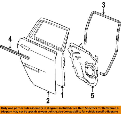 Chrysler oem 4894228ab door outer panel-outer panel