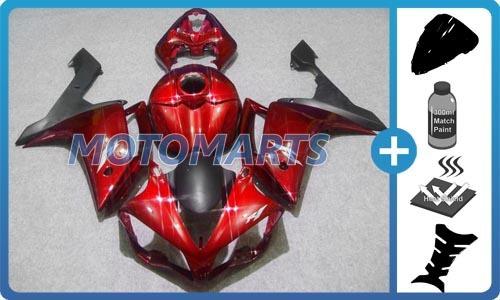 Bundle for yamaha yzf 1000 r1 07 08 injection body kit fairing & windscreen ai