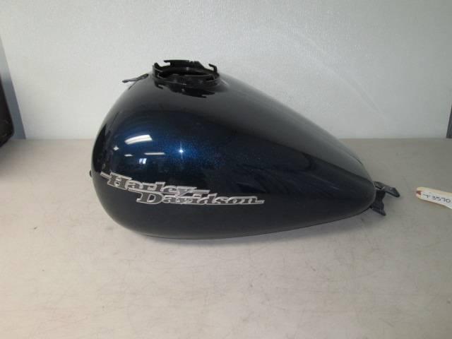 Used harley-davidson 2008-14 touring 6 gal fuel gas tank, big blue pearl