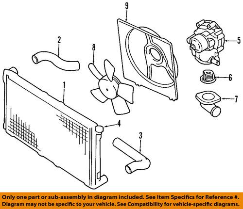 Subaru oem 21111aa290 engine water pump/water pump