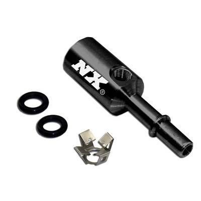 Nitrous express fuel rail adapter for gm/chrysler efi late model dual outlets
