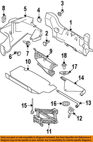 Ford oem cr3z17080a interior-rear-jack