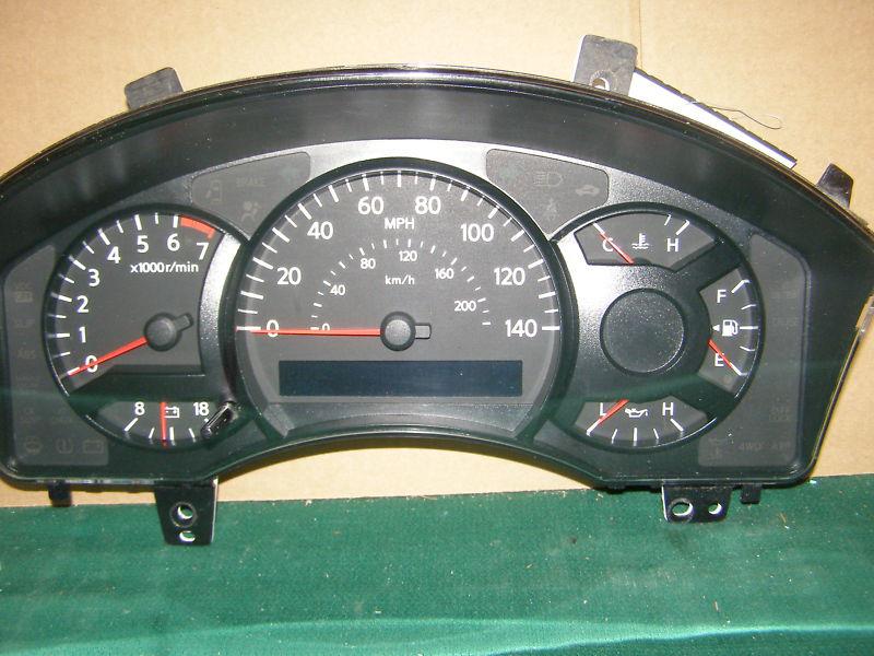 2007 nissan titan se and xe speedometer cluster  45k  4x2