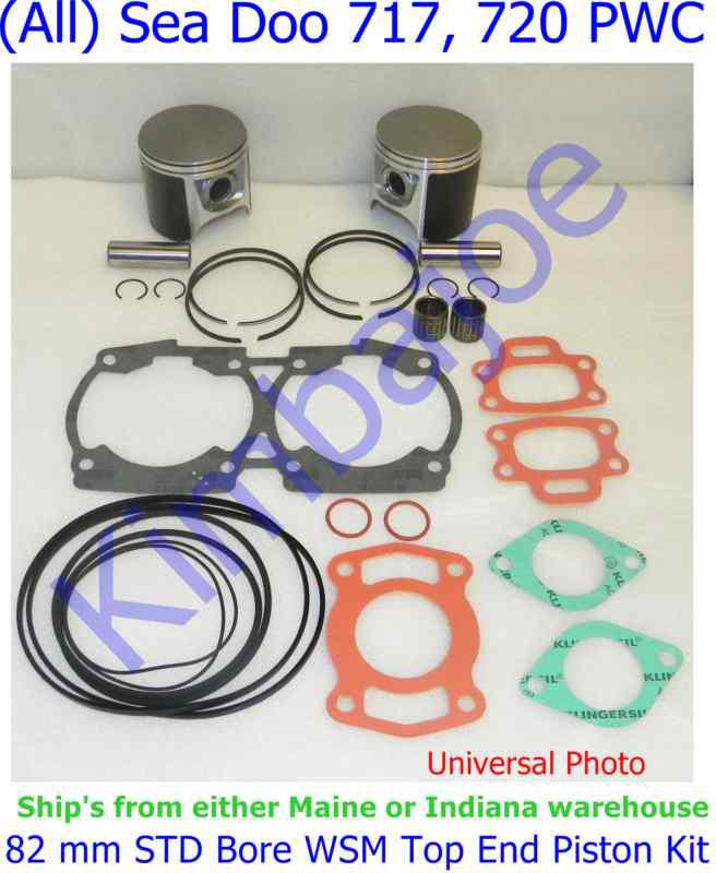 (all) sea doo 717, 720  pwc 82 mm std bore wsm top end piston kit