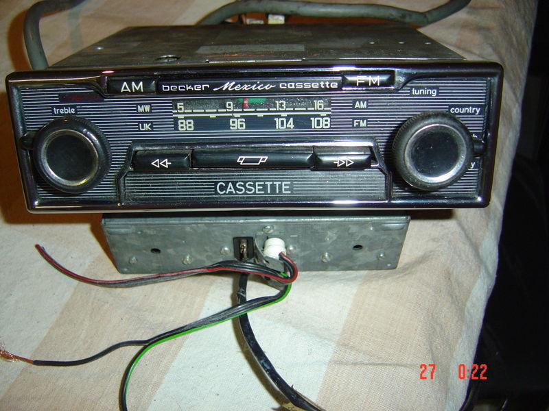 Becker mexico radio cassette mercedes 113 250 280 sl ferrari 250sl 280sl 350sl 