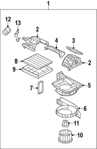 Kia 971283k000 genuine oem factory original resistor