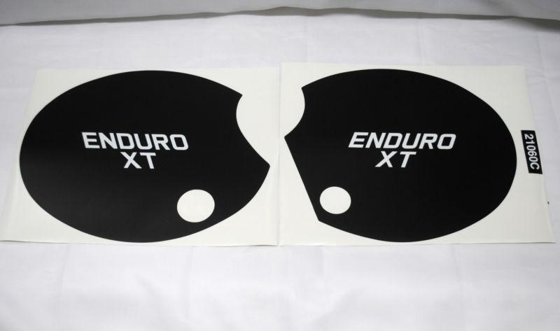 Yamaha xt500 side cover decal set "enduro xt" 20-002