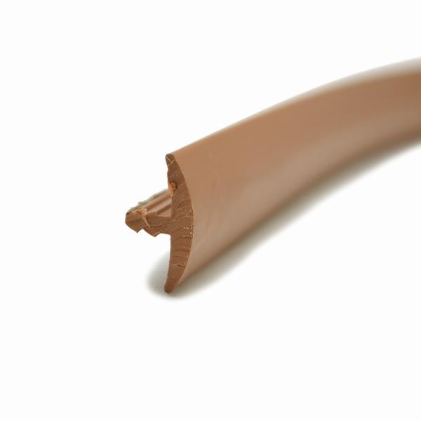 Sea ray 1694376 tan 11/16 x 3/8 inch flex pvc boat t trim table molding (ft)